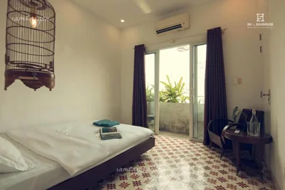 Camera doppia con vista piscina — IAM SAIGON Homestay